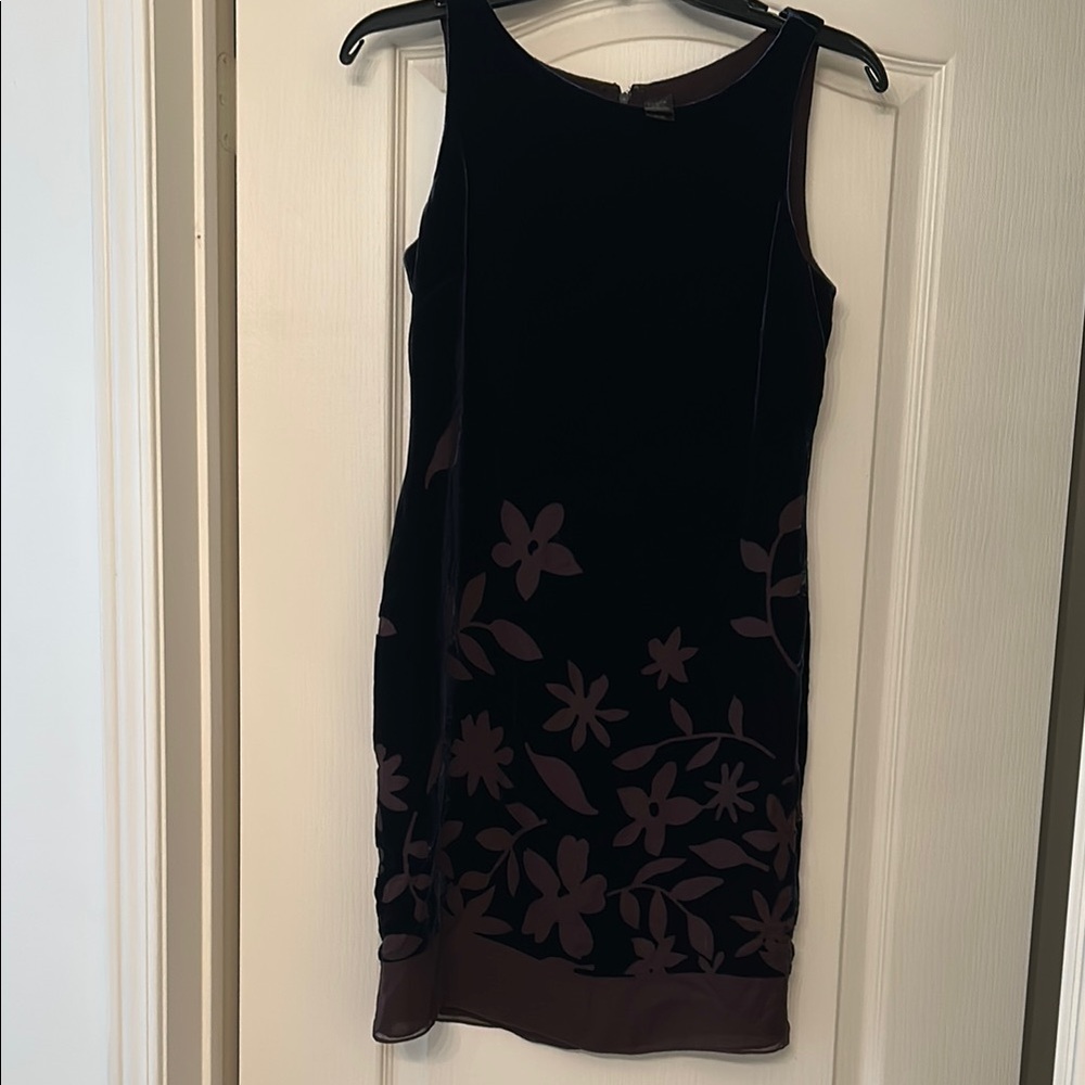 Liz Claiborne Black and Red Sheath Mini Dress